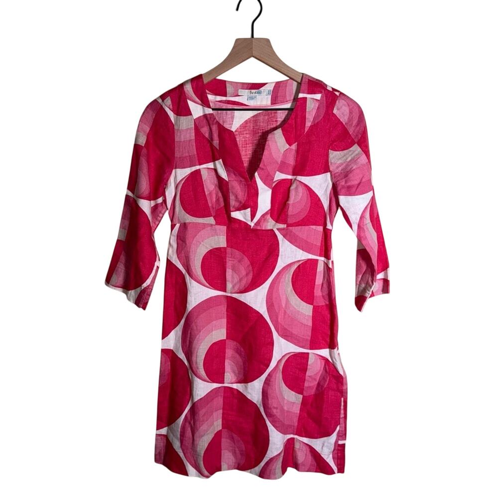 BODEN Valentine’s Day holiday linen 70s style lightweight vacation dress 2